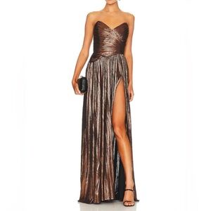 Retrofete Waldorf dress in Coffee